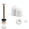 Notoke Toilet Floor Bolts Solid Brass Caps Easy Install-2