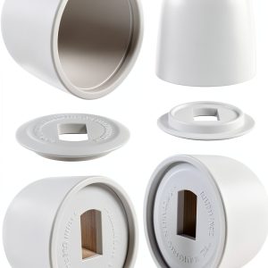 Y.A. LOTUS Toilet Bolt Caps White Durable Rust Protection-0