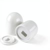 Skrfren Toilet Bolt Caps White ABS Plastic Universal Fit-3