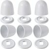 EupHHonycs Toilet Bolt Caps Universal Fit Durable Plastic-0