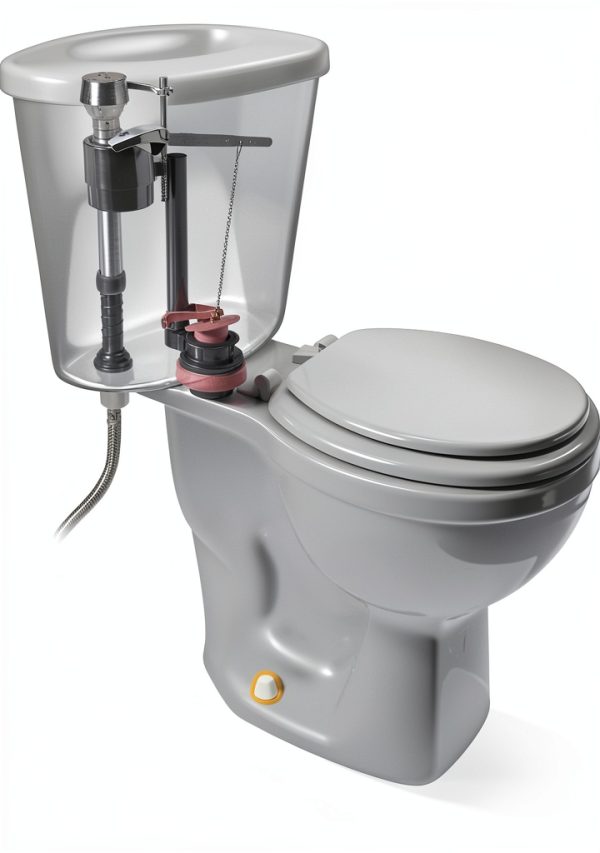 Fluidmaster Toilet Floor Caps White Plastic Adjustable-2