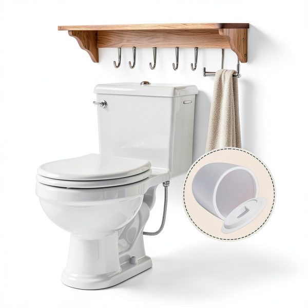 Y.A. LOTUS Toilet Bolt Caps White Durable Rust Protection-5