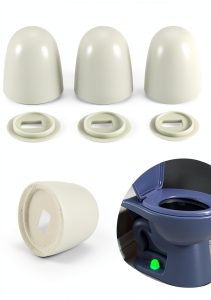 BADAO Toilet Bolt Covers Glow in Dark Green XLM-088-0