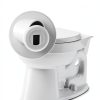 ElevateTech Toilet Bolt Caps White Durable Easy Install-2