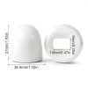 WJIAAA Toilet Bolt Covers Universal Fit Durable PP Material-4