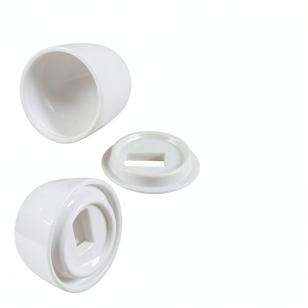 WJIAAA Toilet Bolt Covers Universal Fit Durable PP Material-6