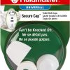 Fluidmaster Toilet Floor Caps White Plastic Adjustable-0