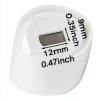 Skrfren Toilet Bolt Caps White ABS Plastic Universal Fit-1