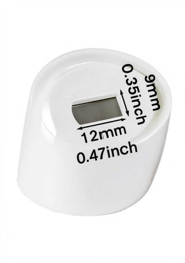 Skrfren Toilet Bolt Caps White ABS Plastic Universal Fit-1