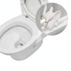 Braxan Ceramic Elephant Toilet Bolt Cover White Durable-4