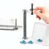 Quilax Turtle Toilet Bolt Covers Blue Resin Decorative Caps-2