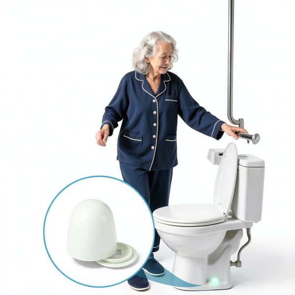 BADAO Toilet Bolt Covers Glow in Dark Green XLM-088-3