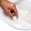 Plumb Pak Toilet Bolt Caps Almond Plastic Push On Design-2