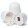 Y.A. LOTUS Toilet Bolt Caps White Durable Rust Protection-2