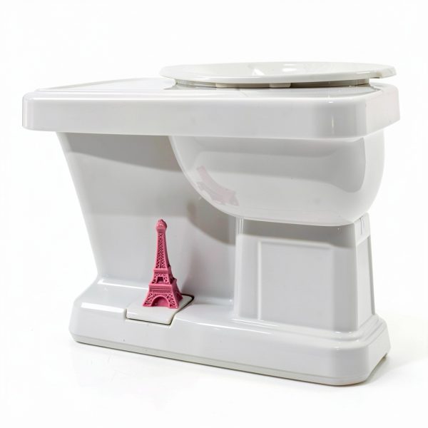 MQZQP Pink Toilet Bolt Covers Ceramic Easy Install 2-Pack-5