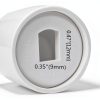 Jwodo Toilet Bolt Caps Durable Plastic Easy Install White-2