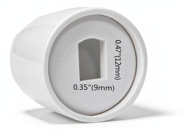 Jwodo Toilet Bolt Caps Durable Plastic Easy Install White-2