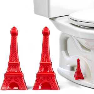 MQZQP Pink Toilet Bolt Covers Ceramic Easy Install 2-Pack-0