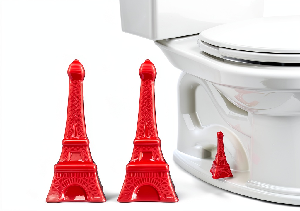 MQZQP Pink Toilet Bolt Covers installed on a white toilet base