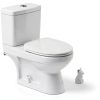 Lorzot Ceramic Cat Toilet Bolt Covers White Decorative-5