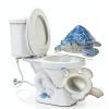 Quilax Turtle Toilet Bolt Covers Blue Resin Decorative Caps-3