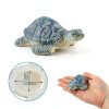 Londehuhai Turtle Toilet Bolt Covers Blue Resin Bathroom-5