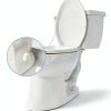 ElevateTech Toilet Bolt Caps White Durable Easy Install-5