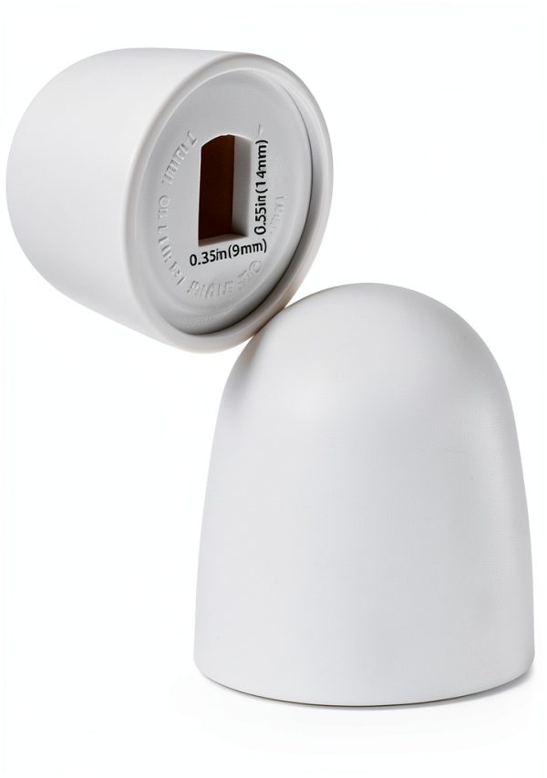 Y.A. LOTUS Toilet Bolt Caps White Durable Rust Protection-1