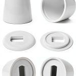 Jwodo Toilet Bolt Caps Durable Plastic Easy Install White-0
