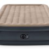 Intex Queen Air Mattress with Built-In Pillow Grey 18-inch-8
