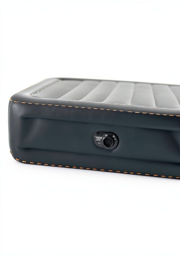 Intex Queen Air Mattress with Built-In Pillow Grey 18-inch-5