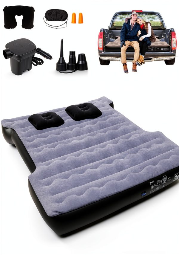 Inflatable Truck Bed Mattress Onirii 5.5-5.8 Ft Size Flocking & Pump-0