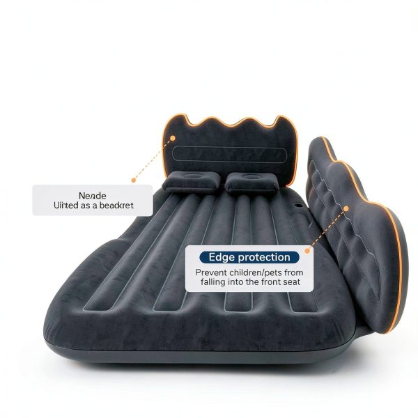 SUV Air Mattress by dessports – Foldable Car Bed with Cup Holder-4