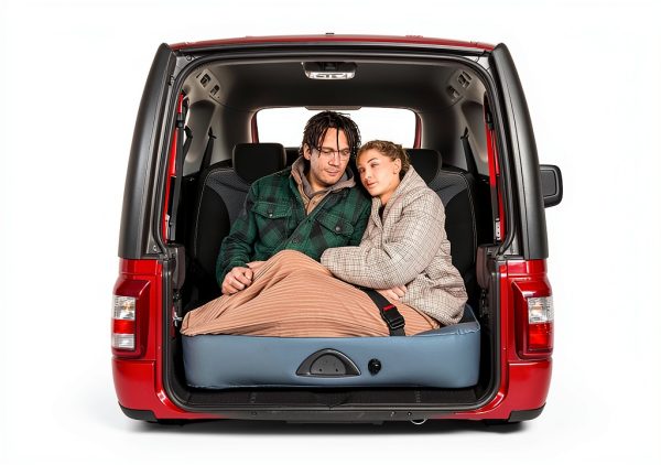 Jeep Wrangler Air Mattress Jeep Mattress with Wireless Air Pump Large SUV Air Mattress,Jeep Wrangler Bed 10inch SUV Camping Bed for JK JKU JL JLU Unlimited 4 Door-4