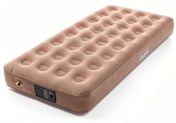 Coleman QuickBed Elite Extra-High Airbed with Built-In Pump Leak-Free Airbed with Soft Plush Top and Carry Bag Queen and Twin Options Available-0