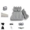 Thickened Inflatable Car Mattress for Back Seat - SUV Air Mattress Bed for Camping & Road Trips, Portable Car Blow Up Mattress with Cup Holder, 2 Pillows & Carry Bag - Grey-8