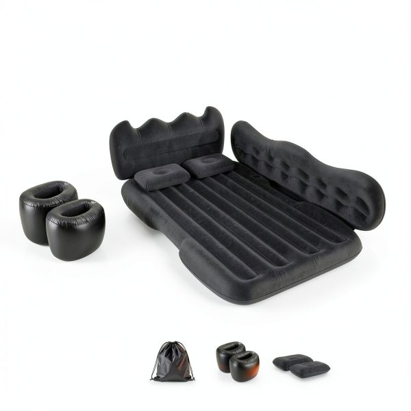 SUV Air Mattress by dessports – Foldable Car Bed with Cup Holder-8