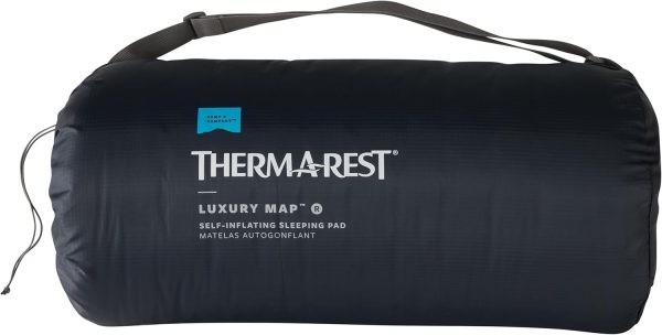 Therm-a-Rest LuxuryMap self-inflating pad Large 25x77 Poseidon Blue-2