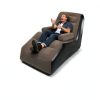 Inflatable Couch LanAqua Waterproof Flocked Air Sofa Brown Single-6