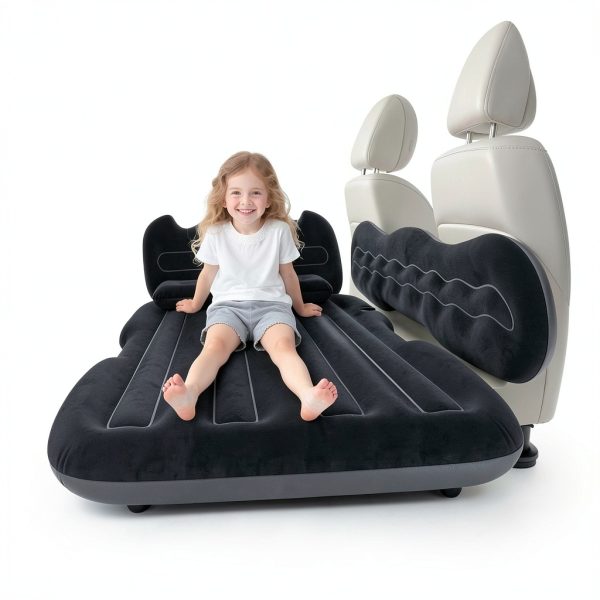 SUV Air Mattress by dessports – Foldable Car Bed with Cup Holder-0