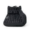 Car Air Mattress Uncle elk 6" Plush Seat with Pump & Pillows Black-5