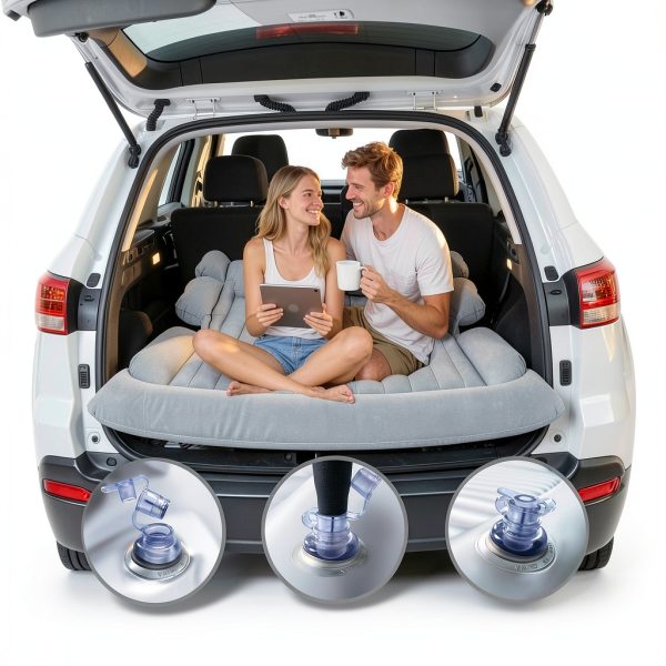 SUV Air Mattress AearKing Thickened Double-sided Car Bed with 2-5
