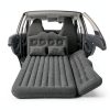 Car Air Mattress Uncle elk 6" Plush Seat with Pump & Pillows Black-1