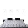 Inflatable Truck Bed Mattress Onirii 5.5-5.8 Ft Size Flocking & Pump-4